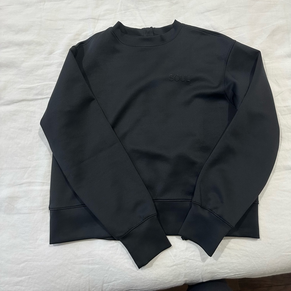 SoulCycle Black Crewneck Sweater